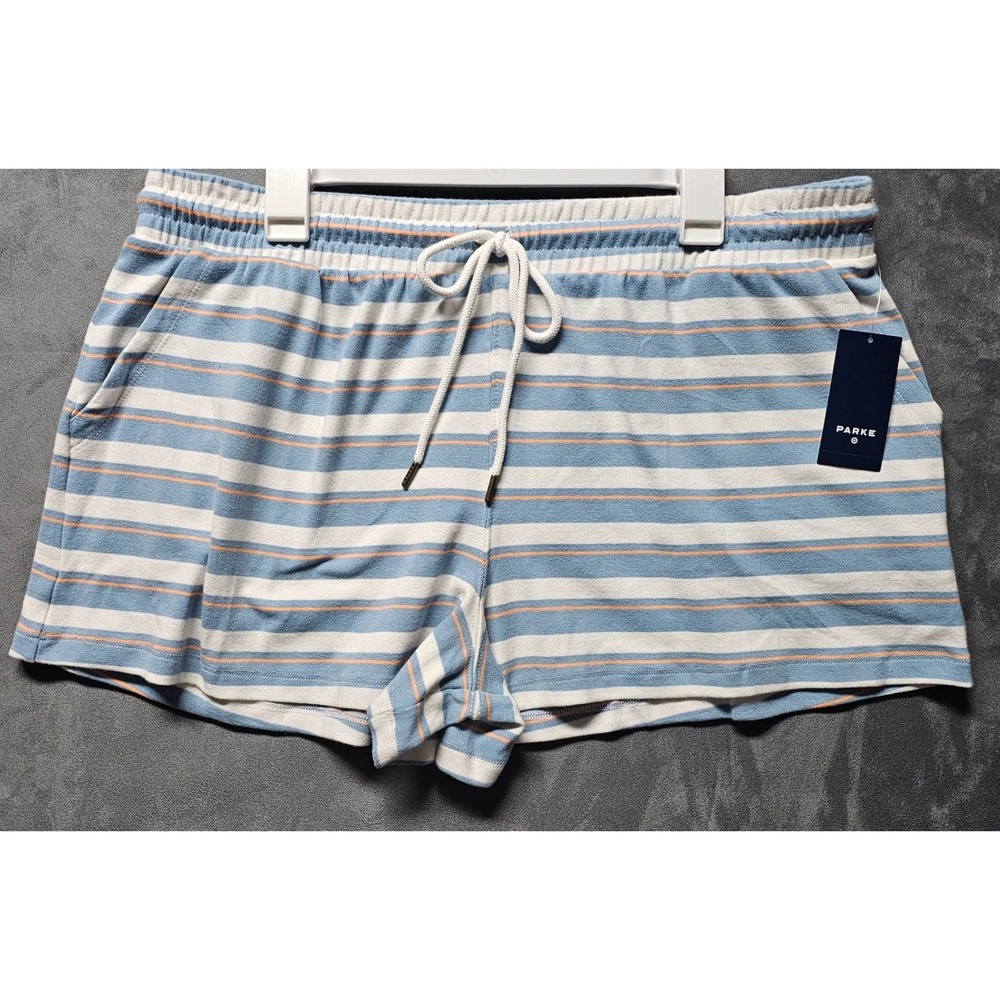 Parke x Target‎ Womens XL Striped Lounge Shorts Blue Orange PCD007BM NWT